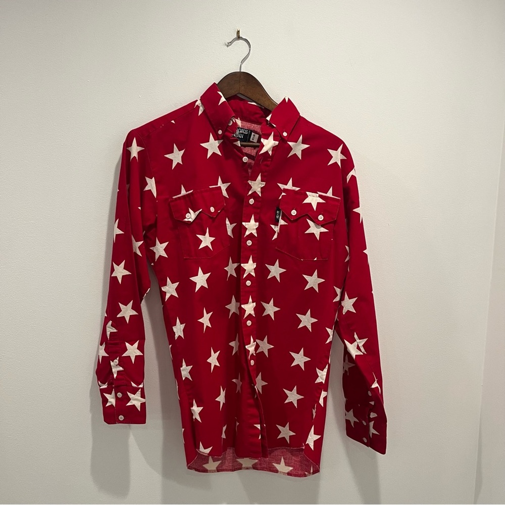 COPY - Brooks & Dunn Collection Panhandle Slim Western Style Red & White Stars|…